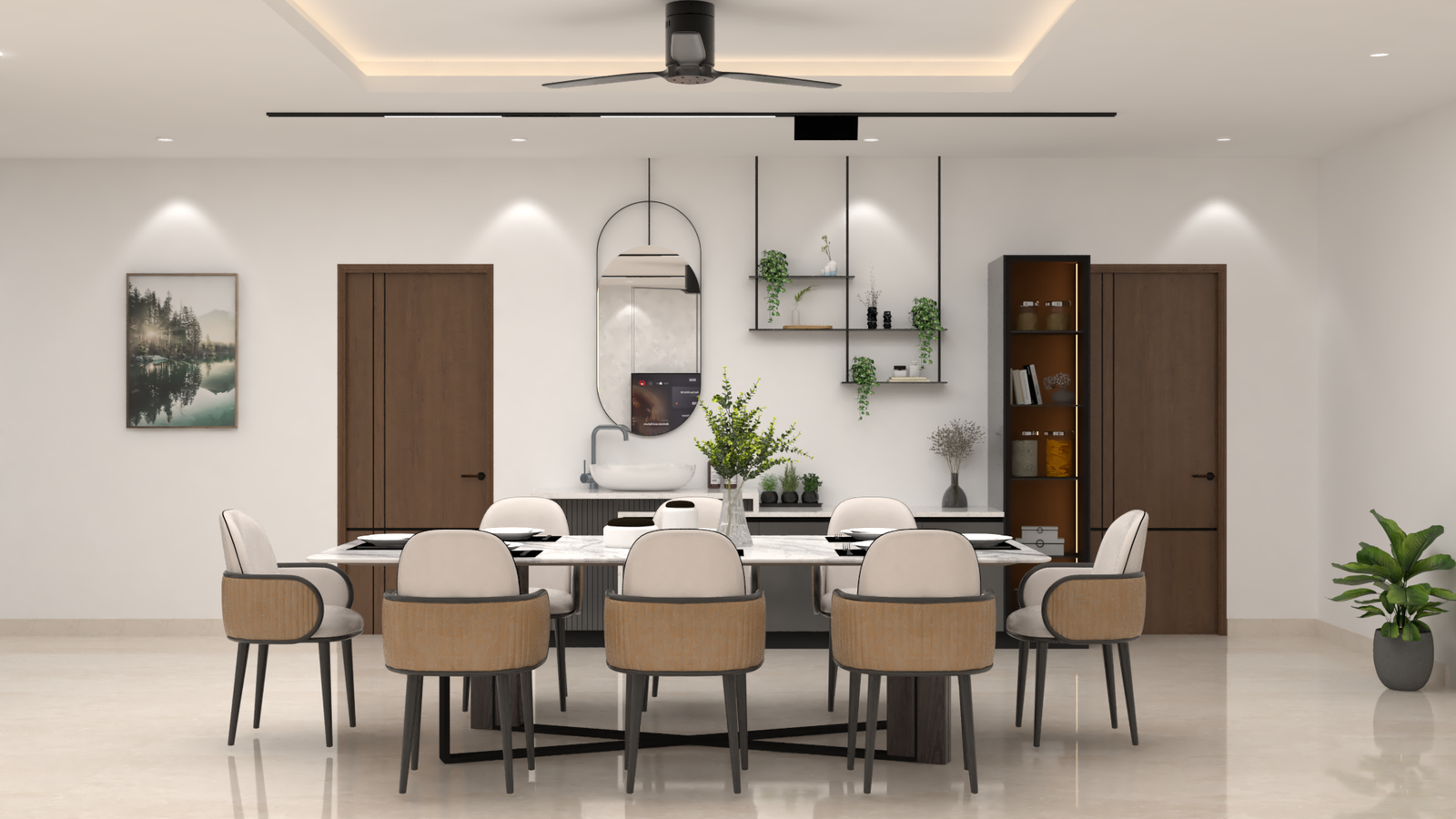 Aparna One interior detail 2