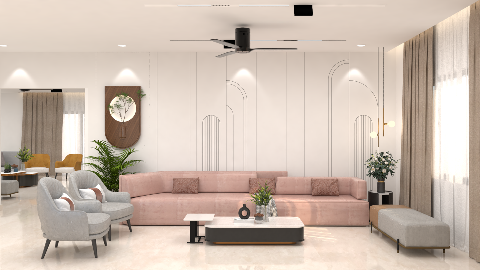 Aparna One interior detail 6